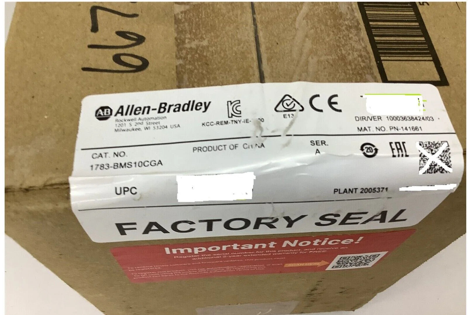 Allen Bradley 1783-BMS10CGA Stratix 5700 Ethernet Switch - ALLEN BRADLEY [3]