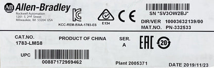 Allen Bradley 1783-LMS8 EtherNet IP Switch SER A USA Seller - ALLEN BRADLEY [3]