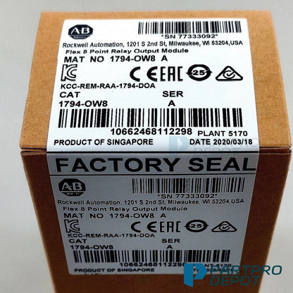 Allen-Bradley 1794-OW8 Output Module - industrial control module with 4 IO ports - ALLEN-BRADLEY [1]