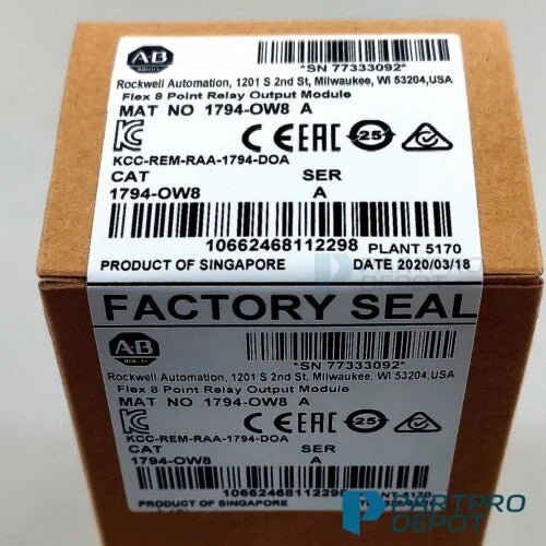 Allen-Bradley 1794-OW8 Output Module - industrial control module with 4 IO ports - ALLEN-BRADLEY [10]