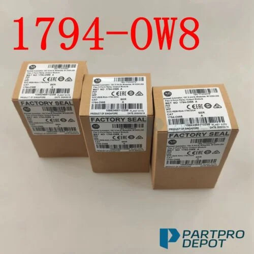 Allen-Bradley 1794-OW8 Output Module - industrial control module with 4 IO ports - ALLEN-BRADLEY [8]
