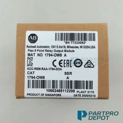 Allen-Bradley 1794-OW8 Output Module - industrial control module with 4 IO ports - ALLEN-BRADLEY [9]