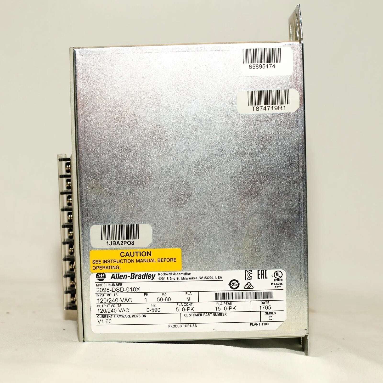 Allen Bradley 2098-DSD-010X Series C Servo Drive 120/240V AC 1PH - ALLEN BRADLEY [6]