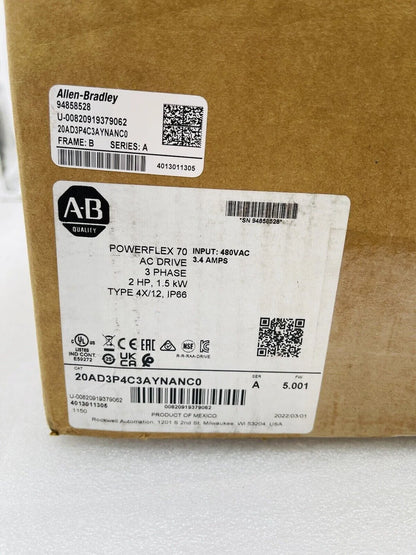 Allen-Bradley 20AD3P4C3AYNANC0 - ALLEN-BRADLEY [1]