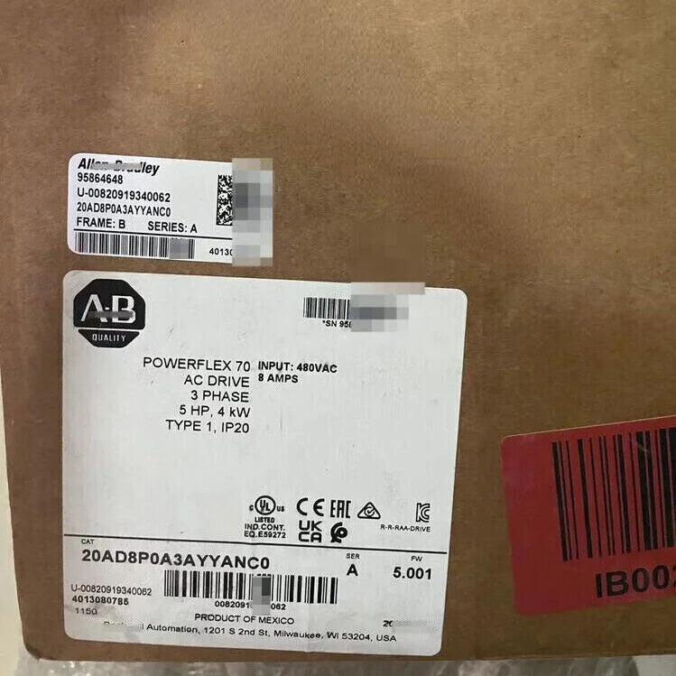 Allen Bradley 20AD8P0A3AYYANC0 Sealed Professional Unit - ALLEN BRADLEY [1]