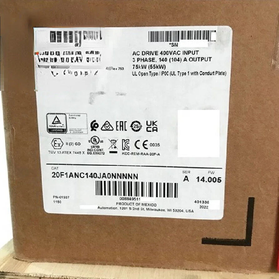 Allen-Bradley 20F1ANC140JA PowerFlex Air Cooled 753 AC Drive New In Stock - ALLEN-BRADLEY [1]