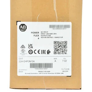 Allen Bradley 22A-D4P0N104 PowerFlex 4 AC Drive 1.5 kW 2 HP - ALLEN BRADLEY [3]