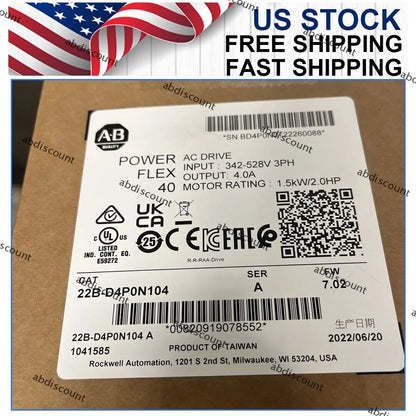 Allen-Bradley 22B-D4P0N104 AB Motor 22B-D4PON104 NEW Motor 22B-D4P0N104 industrial motor 22B-D4PON104 industrial motor - ALLEN-BRADLEY [1]