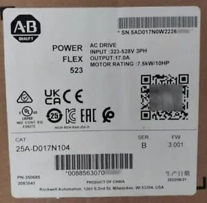 Allen-Bradley 25A-D017N104 PowerFlex 523 AC Drive 480V 10HP Sealed - ALLEN-BRADLEY [2]