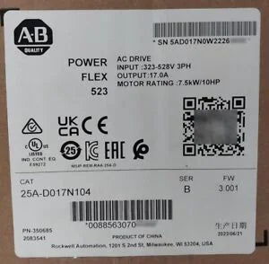 Allen-Bradley 25A-D017N104 PowerFlex 523 AC Drive 480V 10HP - ALLEN-BRADLEY [1]