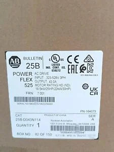Allen-Bradley 25B-D043N114 PowerFlex 525 22KW AC Drive Sealed - ALLEN-BRADLEY [1]