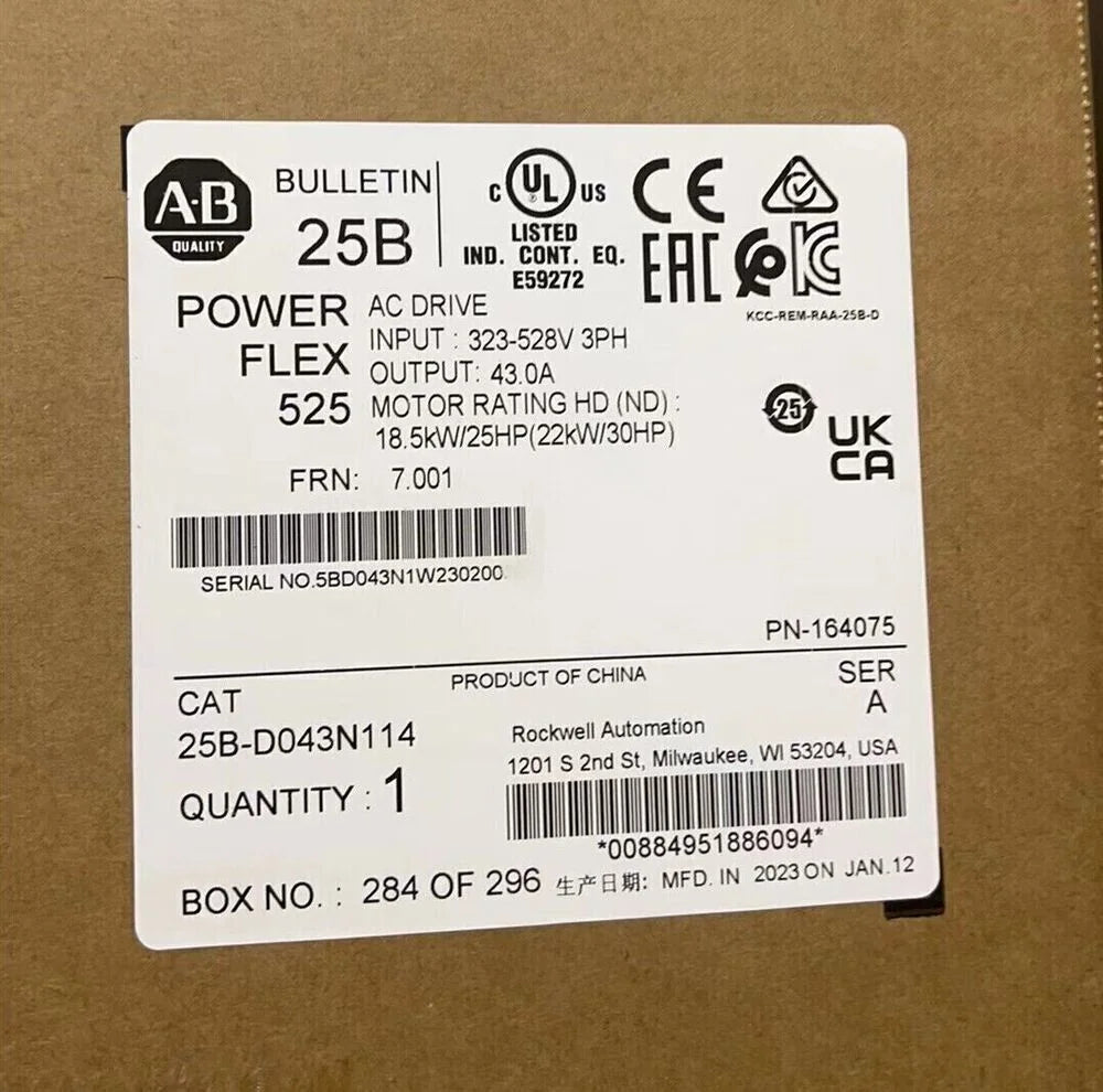 Allen Bradley 25B-D043N114 PowerFlex 525 AC Drive - ALLEN BRADLEY [2]