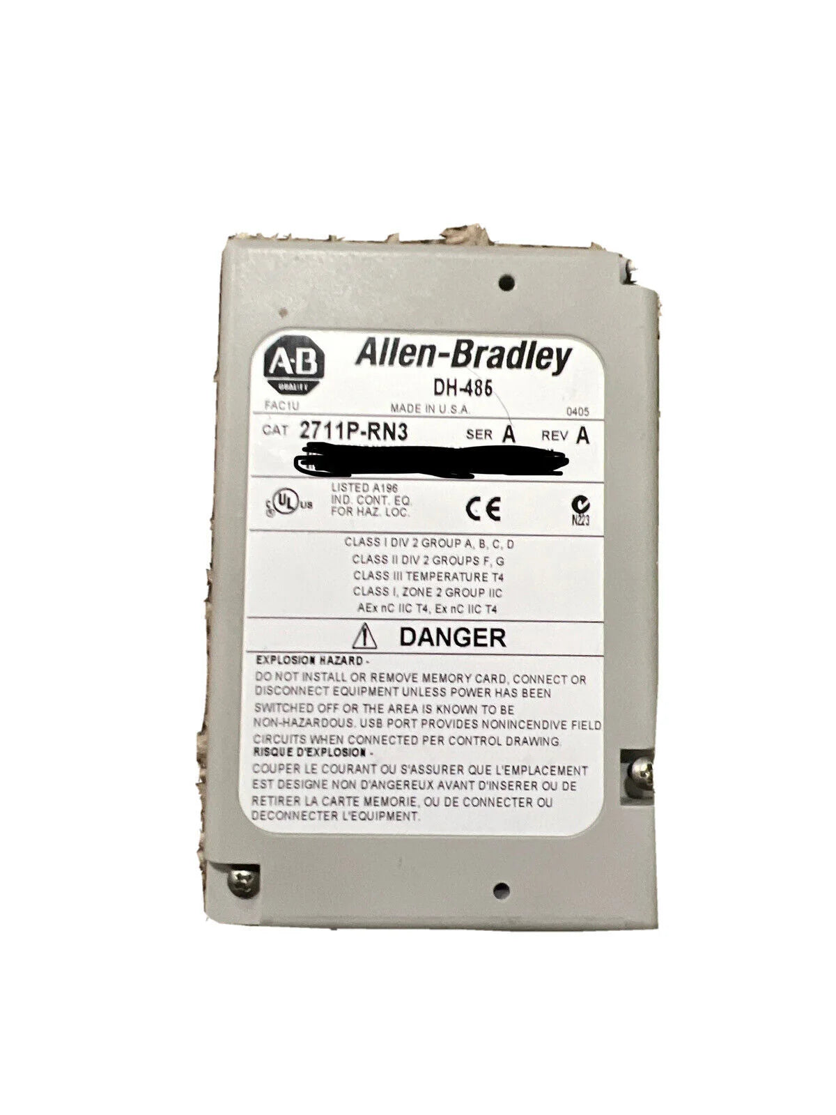 Allen Bradley 2711P-RN3 Ship - Industrial Solutions - ALLEN BRADLEY [1]