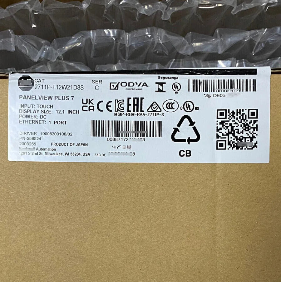 Allen Bradley 2711P-T12W21D8S PanelView Plus 7 Terminal Surplus SEALED - ALLEN BRADLEY [1]