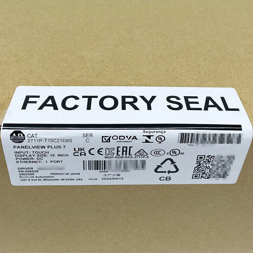 Allen-Bradley 2711P-T15C21D8S HNI PanelView Plus 7 Standard Terminal new in box - ALLEN-BRADLEY [1]