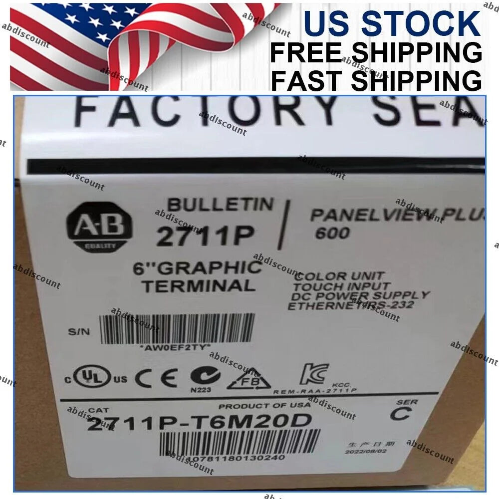 Allen Bradley 2711P-T6M20D Touchpad Touch Screen PanelView Plus 600 Model - ALLEN BRADLEY [1]