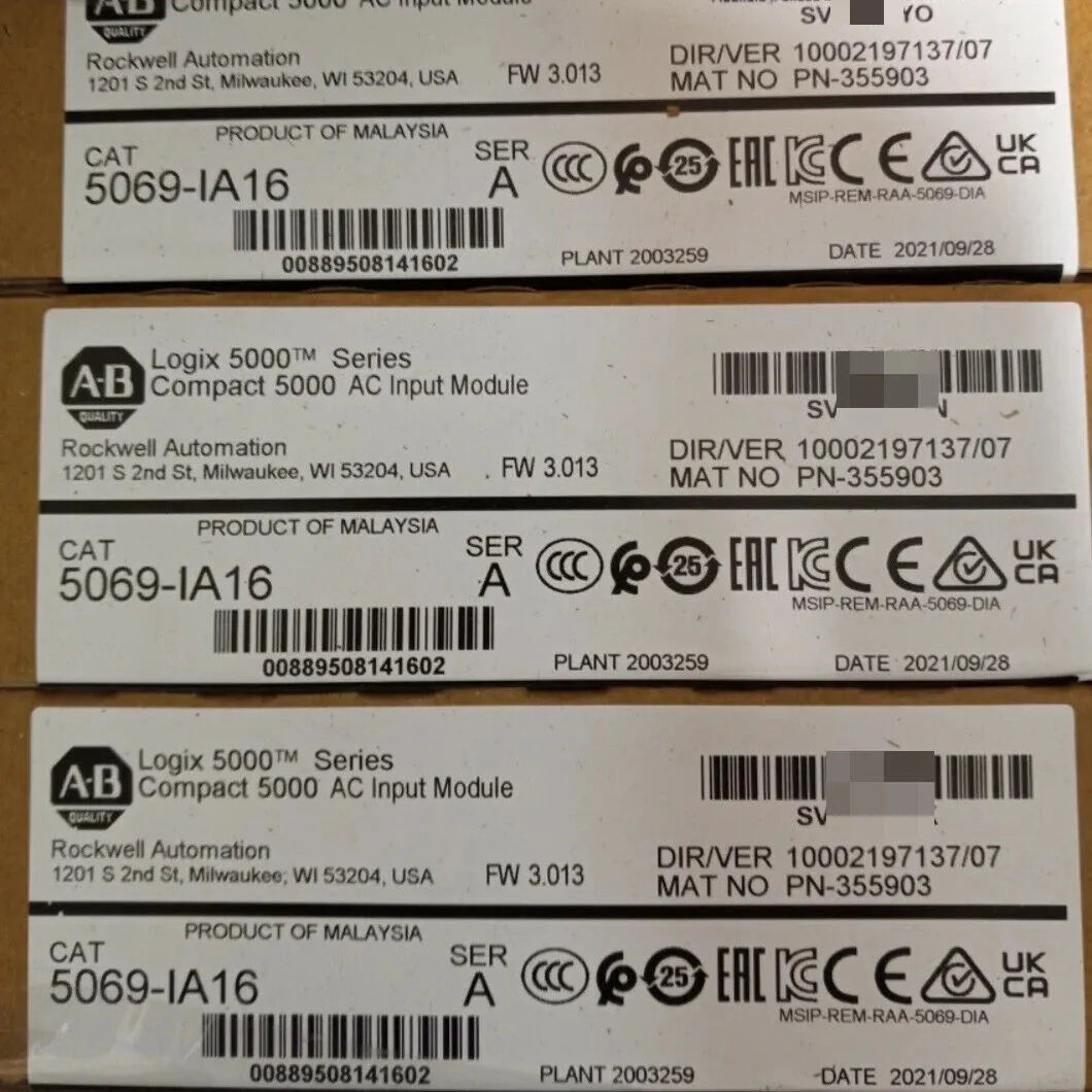 Allen Bradley 5069-IA16 - Compact 5000 IO Module NEW - ALLEN BRADLEY [1]