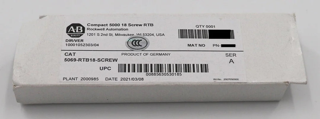 Allen-Bradley 5069-RTB18 Compact 5000 18 Screw RTB Factory Sealed - ALLEN-BRADLEY [1]