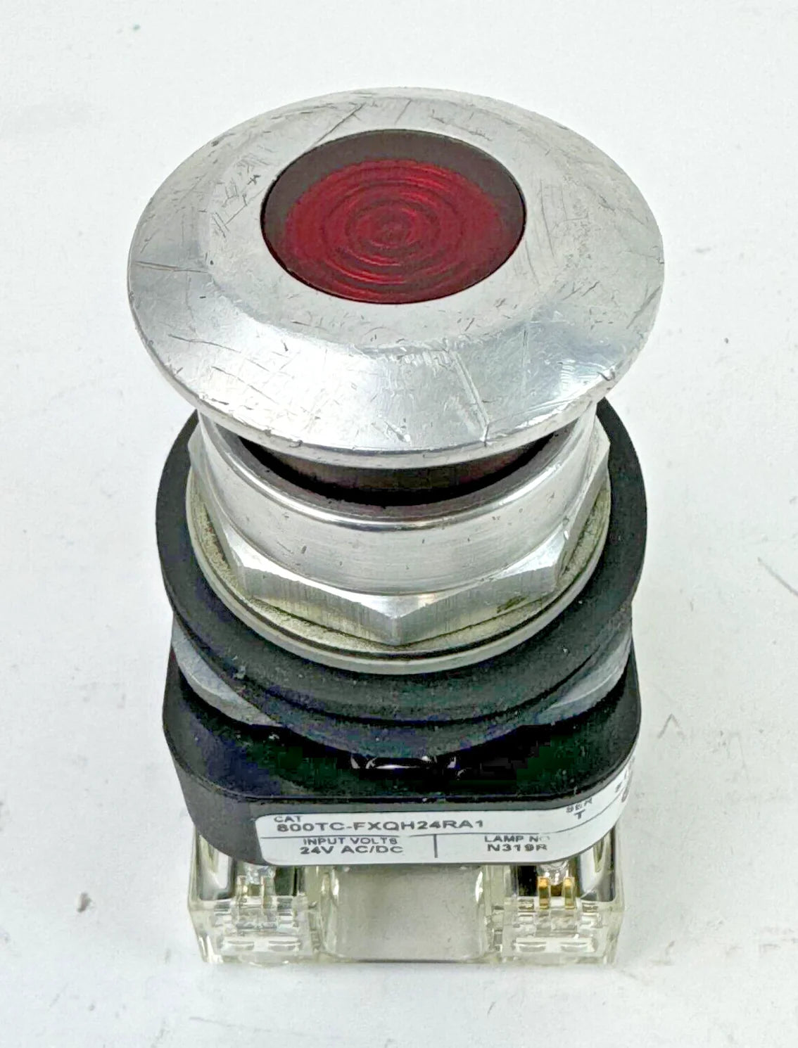 Allen-Bradley 800TC-FXQH24RA1 SER T - Red Mushroom Push/Pull Button Block - ALLEN-BRADLEY [2]