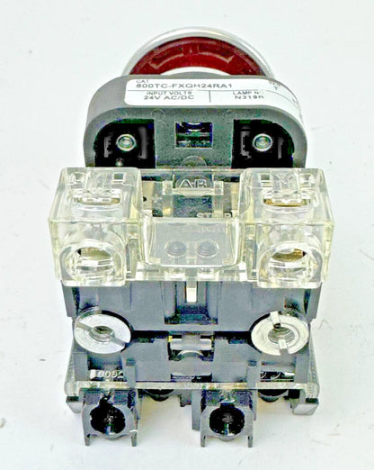Allen-Bradley 800TC-FXQH24RA1 SER T - Red Mushroom Push/Pull Button Block - ALLEN-BRADLEY [3]