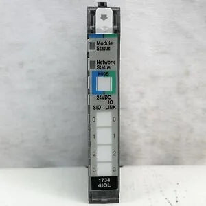 Allen-Bradley AB 1734-4IOL Interface IO Link Distributed Point 17344IOL | High-Performance IO Link Solution for Industrial Automation | RS-232/485 compatible | 12VDC | 10mA - ALLEN-BRADLEY [4]