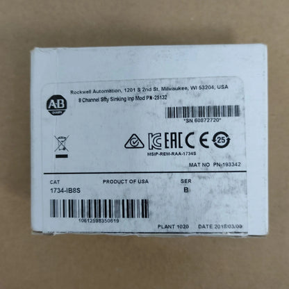 Allen Bradley AB 1734-IB8S Digital Safety Input Module - ALLEN BRADLEY [7]