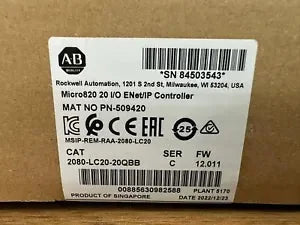 Allen Bradley AB 2080-LC20-20QBB SER C Ship - ALLEN BRADLEY [1]