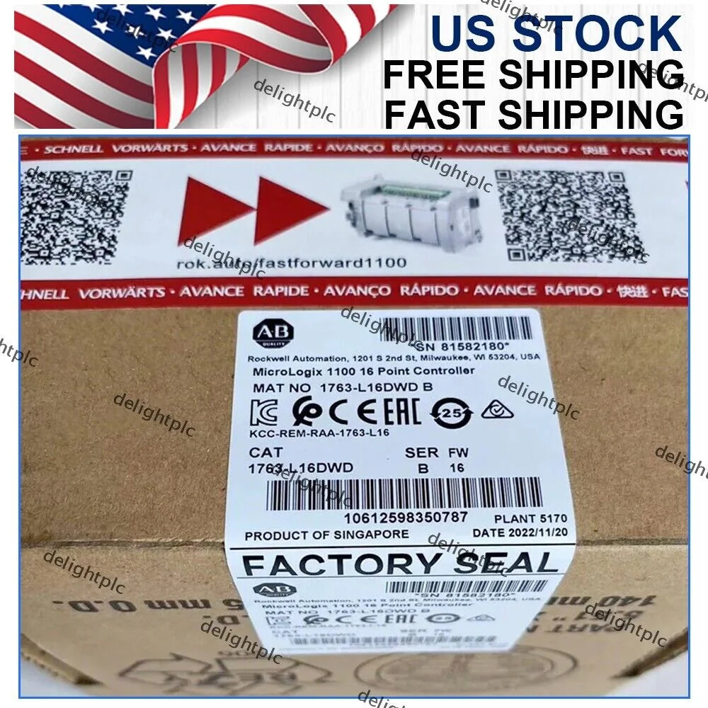 Allen Bradley AB MicroLogix 1100 Controller 1763-L16DWD - ALLEN BRADLEY [1]