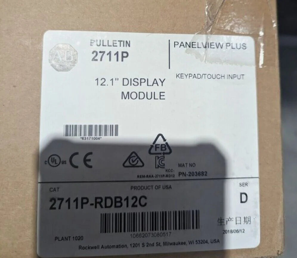 Allen-Bradley Color_PANELVIEW 2711P-RDB12C - ALLEN-BRADLEY [1]