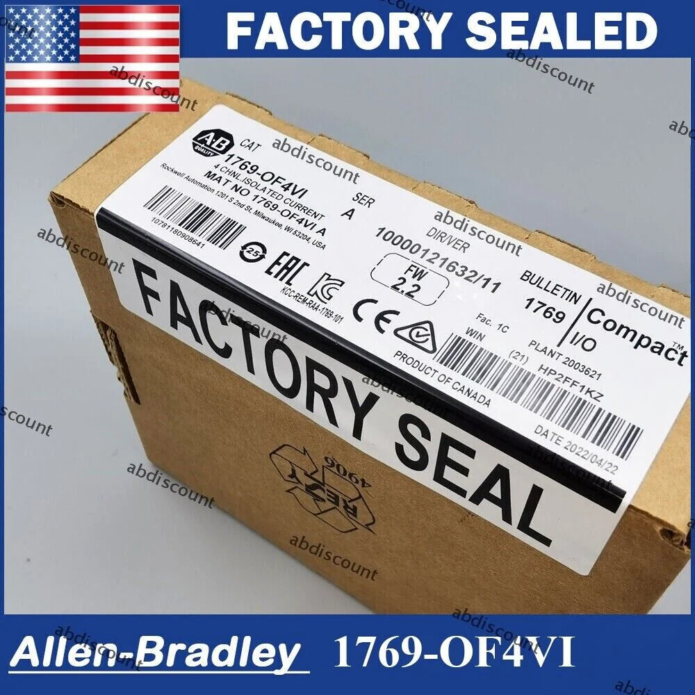 Allen Bradley CompactLogix 4 Pt Voltage Module - 1769-OF4VI - New - ALLEN BRADLEY [1]
