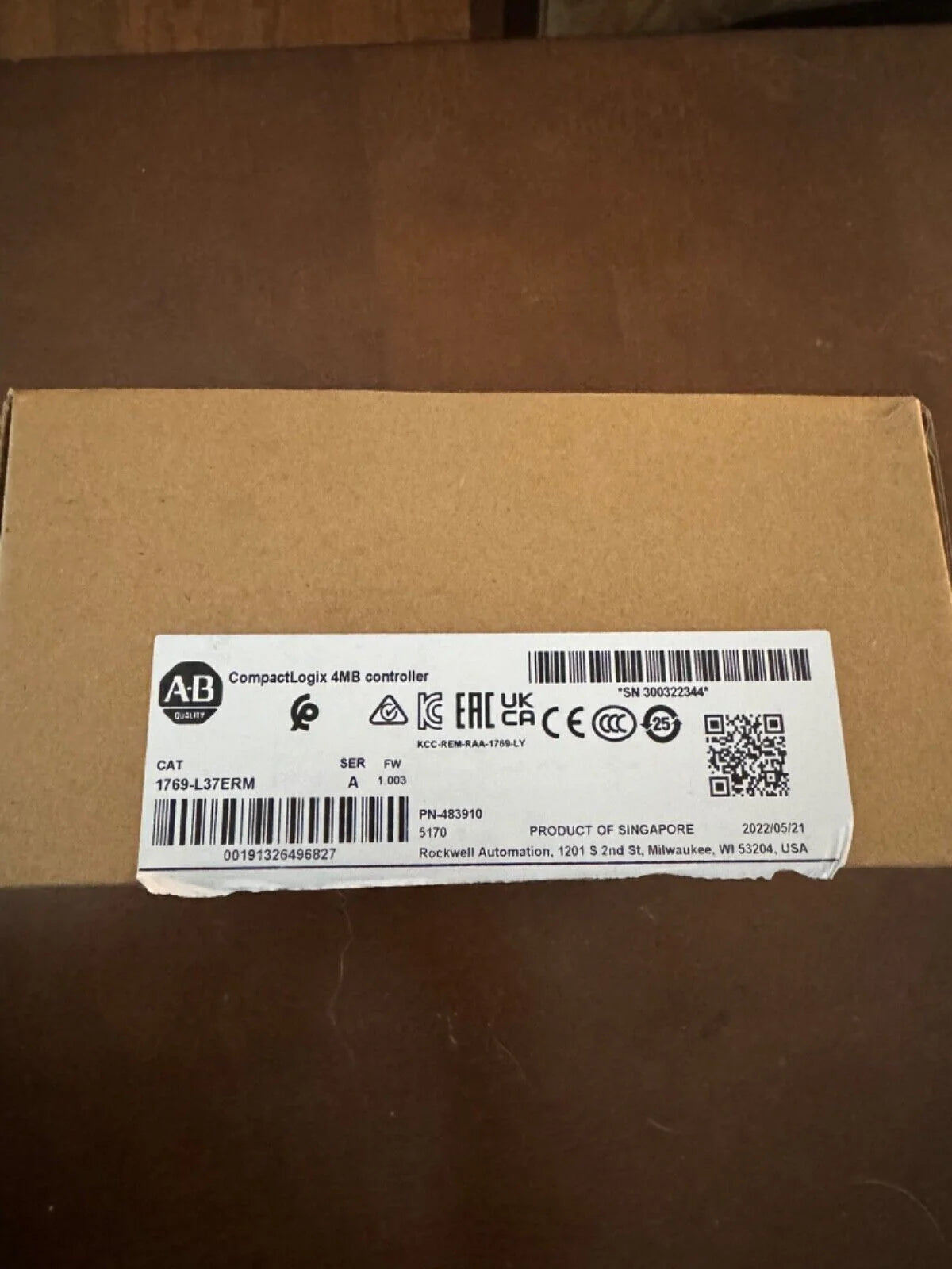 Allen-Bradley Compact Logix Processor 1769-L37ERM - ALLEN-BRADLEY [2]