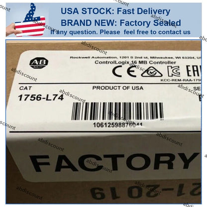 Allen Bradley Factory Sealed 1756-L74 Ser B 16M Controllers ControlLogix - ALLEN BRADLEY [1]