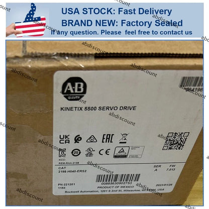 Allen-Bradley Factory Sealed 2198-H040-ERS2 Kinetix 5500 SERVO DRIVE AB US - ALLEN-BRADLEY [1]