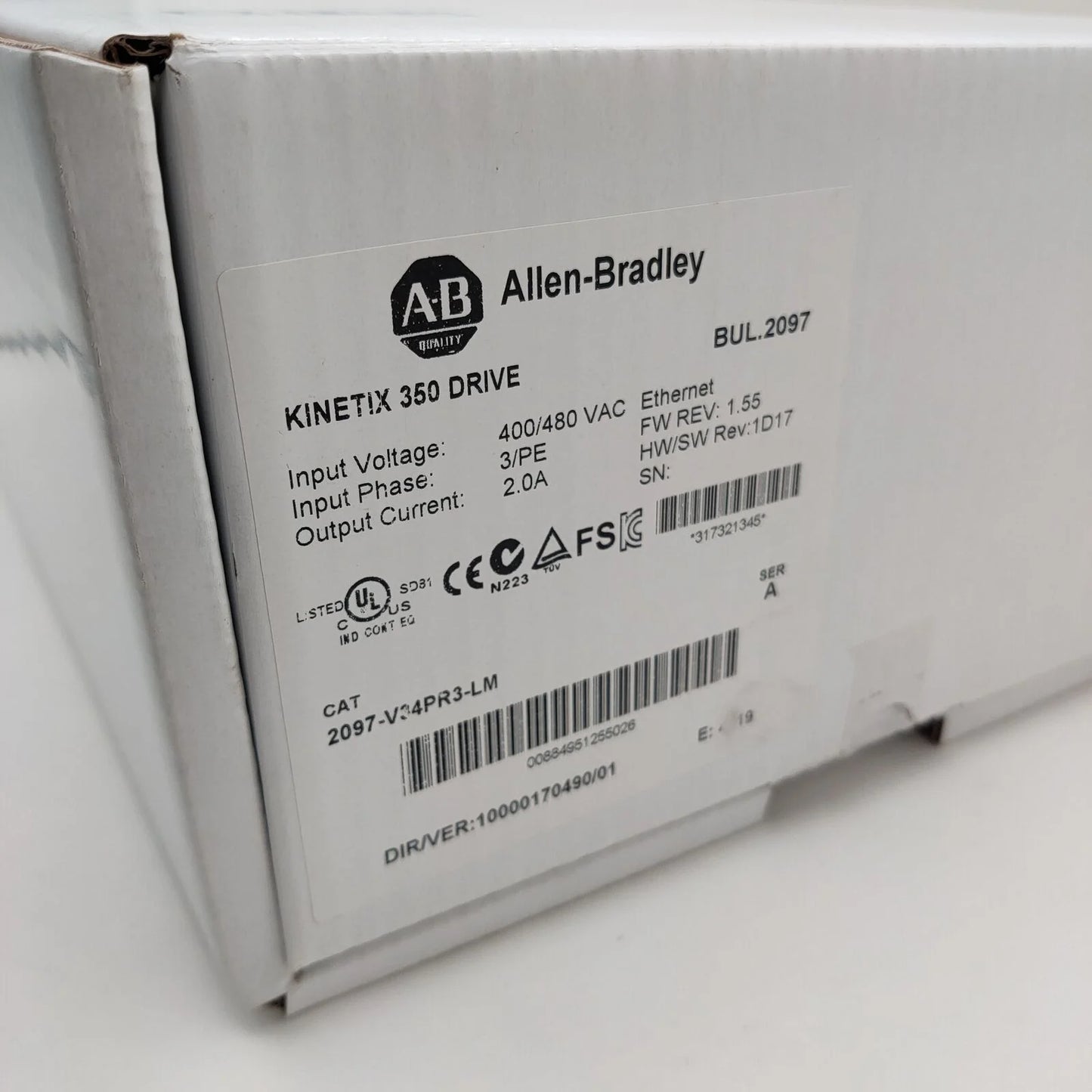 Allen Bradley Factory Sealed Kinetix 350 Servo Driver 2097-V34PR3-LM - ALLEN BRADLEY [5]