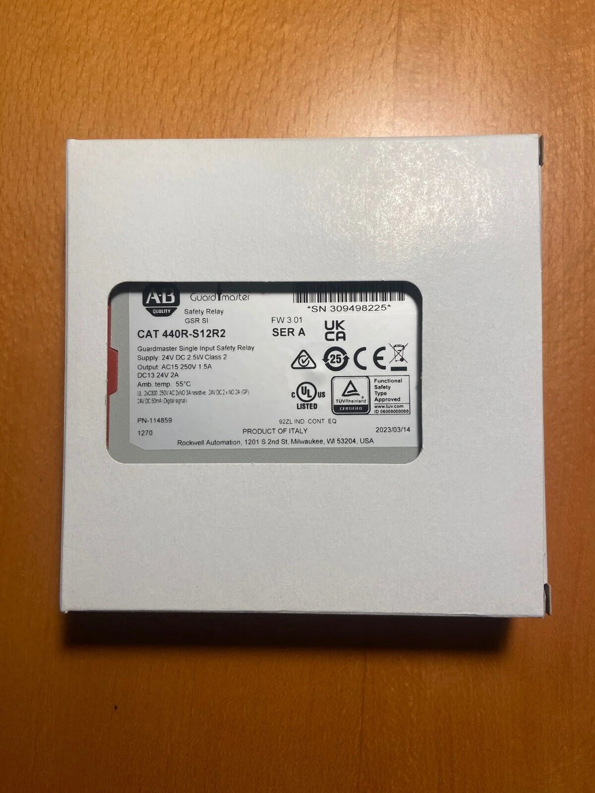 Allen Bradley Guardmaster Safety Relay 24VDC 12R2 - ALLEN BRADLEY [2]