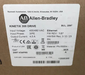 Allen Bradley KINETIX 300 Drive 400/480VAC 4A 2097-V34PR5 - ALLEN BRADLEY [1]