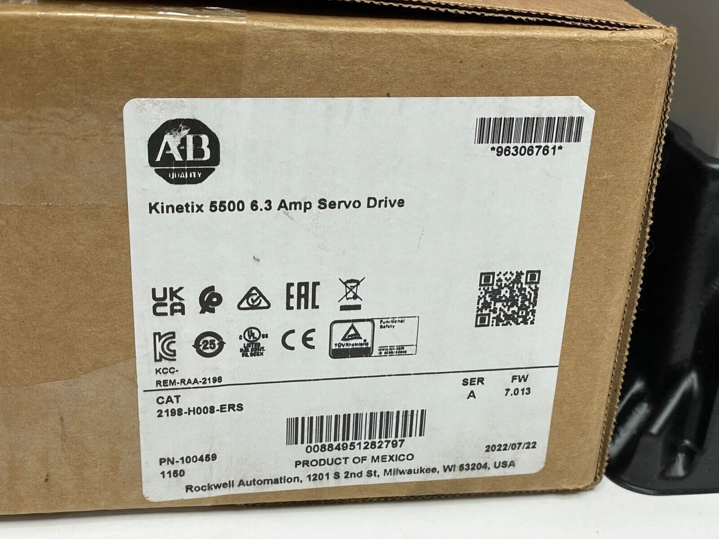 Allen Bradley Kinetix 5500 Servo Drive 2198H008ERS 6.3 Amp 200 RPM - ALLEN BRADLEY [2]