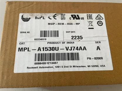 Allen Bradley Kinetix AC Servo Motor MPL-A1530U-VJ74AA Ser A 7000 RPM - ALLEN BRADLEY [3]