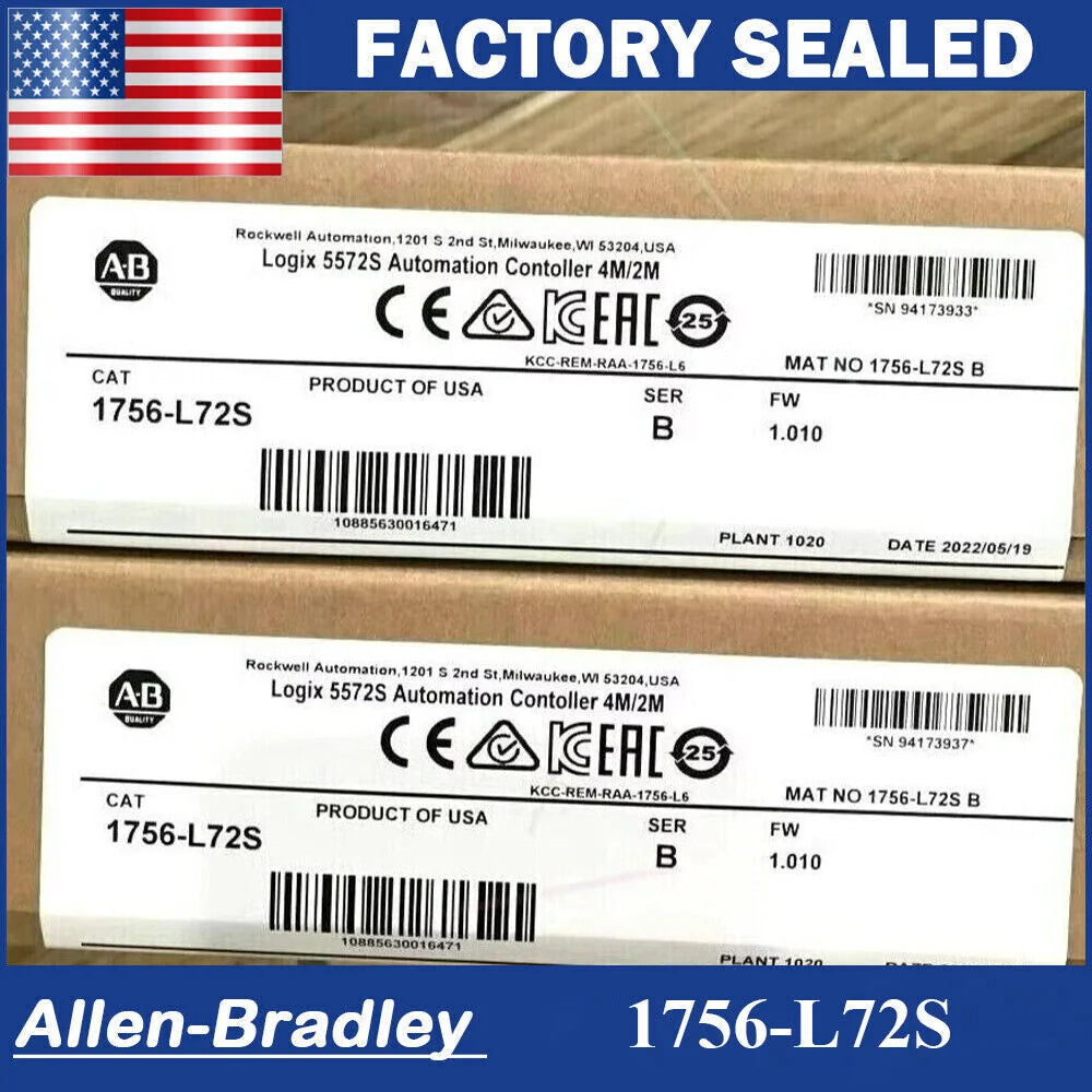 Allen Bradley Logix 1756-L72S 5572S Automation Controller 4M/2M NEW SEALED - ALLEN BRADLEY [2]