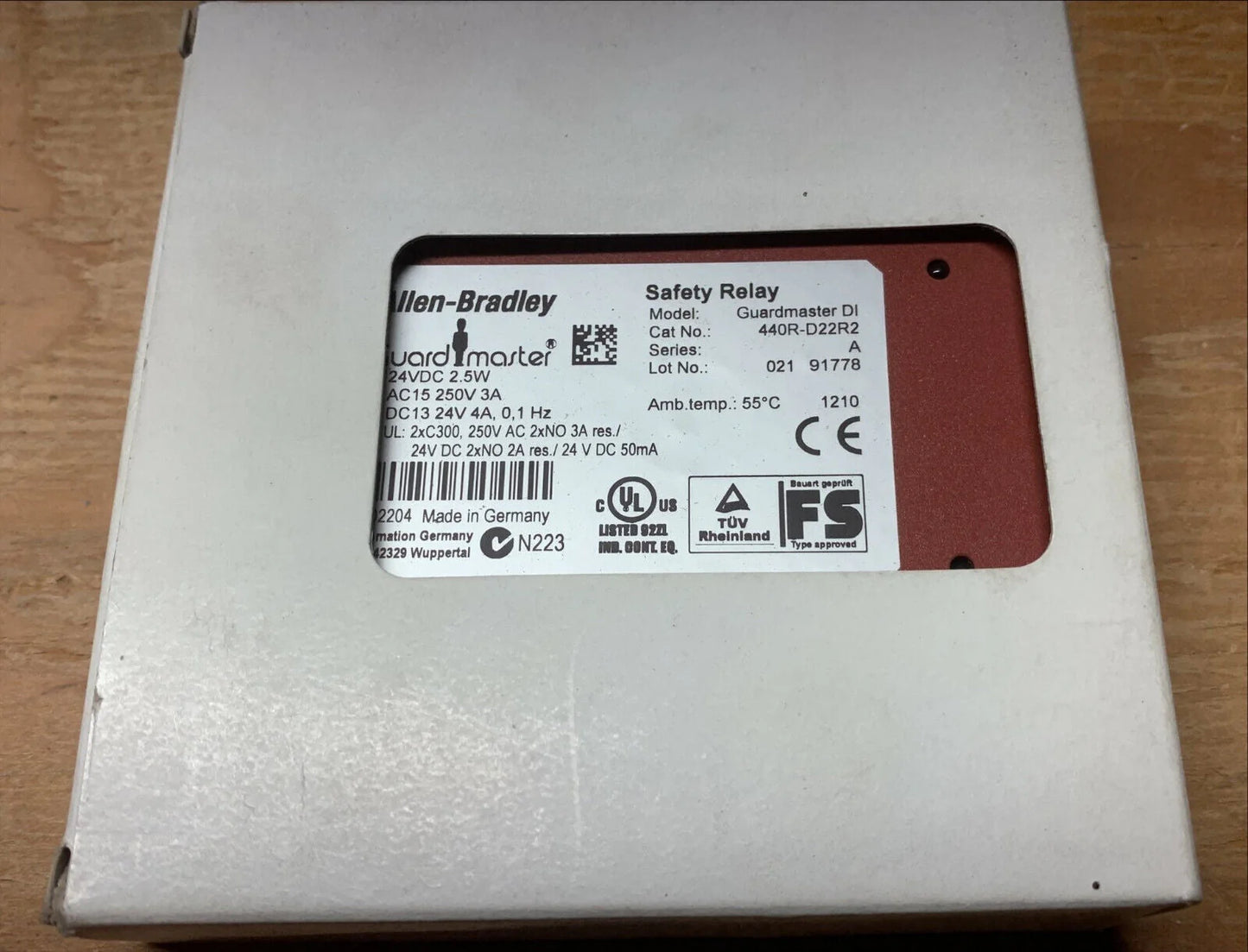 Allen Bradley New Guardmaster Safety Relay Dual Input DI GSR - ALLEN BRADLEY [1]