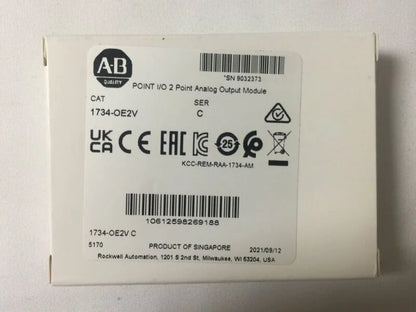 Allen-Bradley POINT 2 Point Analog Output Module 1734-OE2V New US STOCK Allen-Bradley POINT 2 Point Analog Output Module 1734-OE2V New US STOCK Allen-Bradley POINT 2 Point Analog Output Module 1734-OE2V New US STOCK - ALLEN-BRADLEY [6]