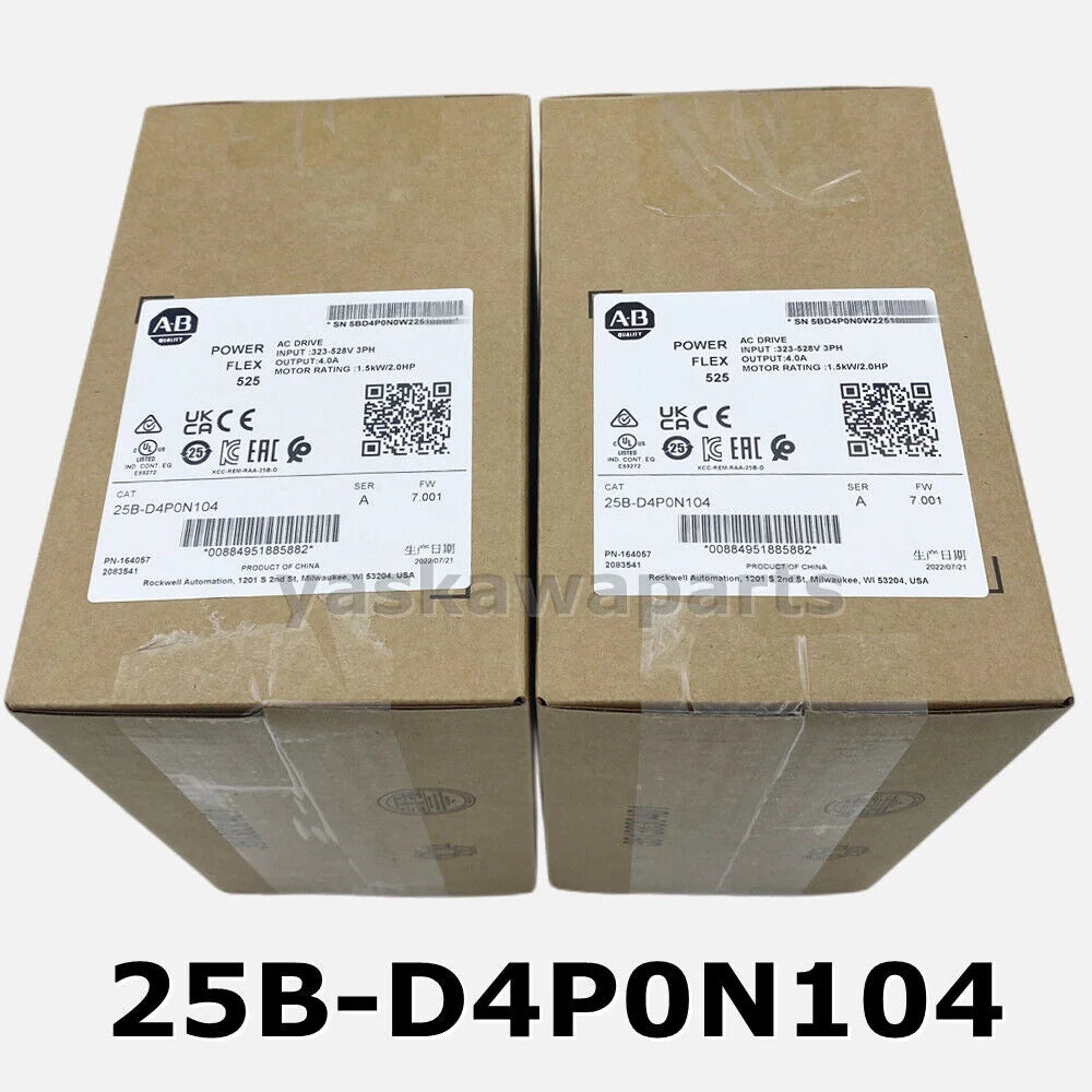 Allen-Bradley PowerFlex 525 AC Drive 480V 2.0HP NEW Factory Sealed - ALLEN-BRADLEY [1]