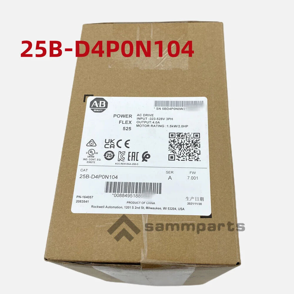 Allen-Bradley PowerFlex 525 AC Drive 480V 2.0HP NEW Factory Sealed - ALLEN-BRADLEY [5]