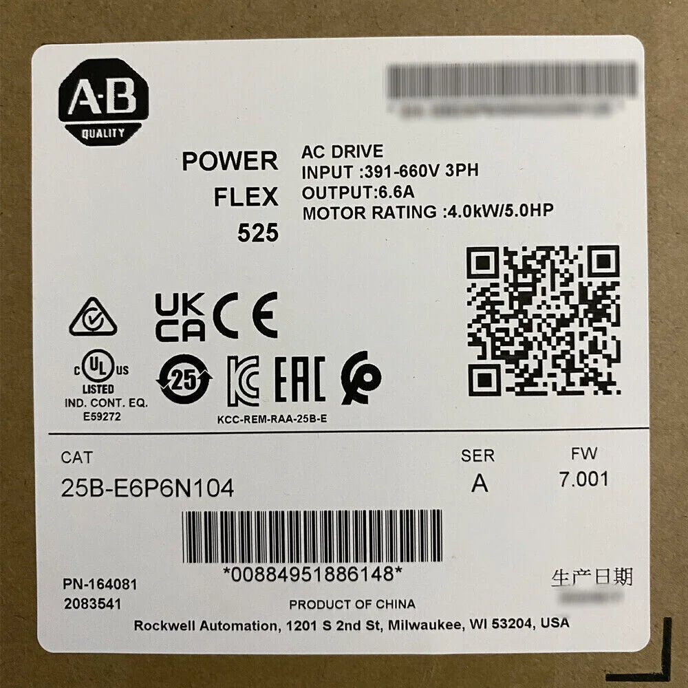 Allen-Bradley PowerFlex 525 AC Drive AB 25B-E6P6N104 - ALLEN-BRADLEY [1]