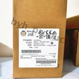 Allen-Bradley PowerFlex 525 AC Drive - 0.75kW, 1Hp, 25B-D2P3N114, Brand New - ALLEN-BRADLEY [3]