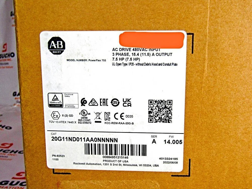 Allen-Bradley PowerFlex Air Cooled 755AC Drive 20G11ND011AA0NNNNN - High-Performance cooling solution for industrial equipment - ALLEN-BRADLEY [5]