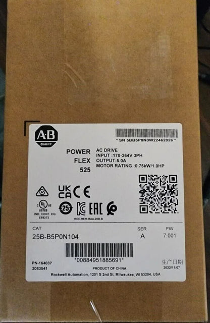 Allen Bradley Powerflex 525 1HP Drive 25B-B5P0N104 - ALLEN BRADLEY [2]