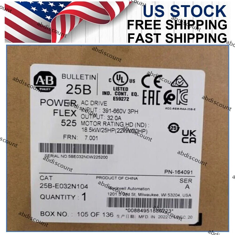 Allen-Bradley Powerflex 525 25B-E032N104 New AB - ALLEN-BRADLEY [1]