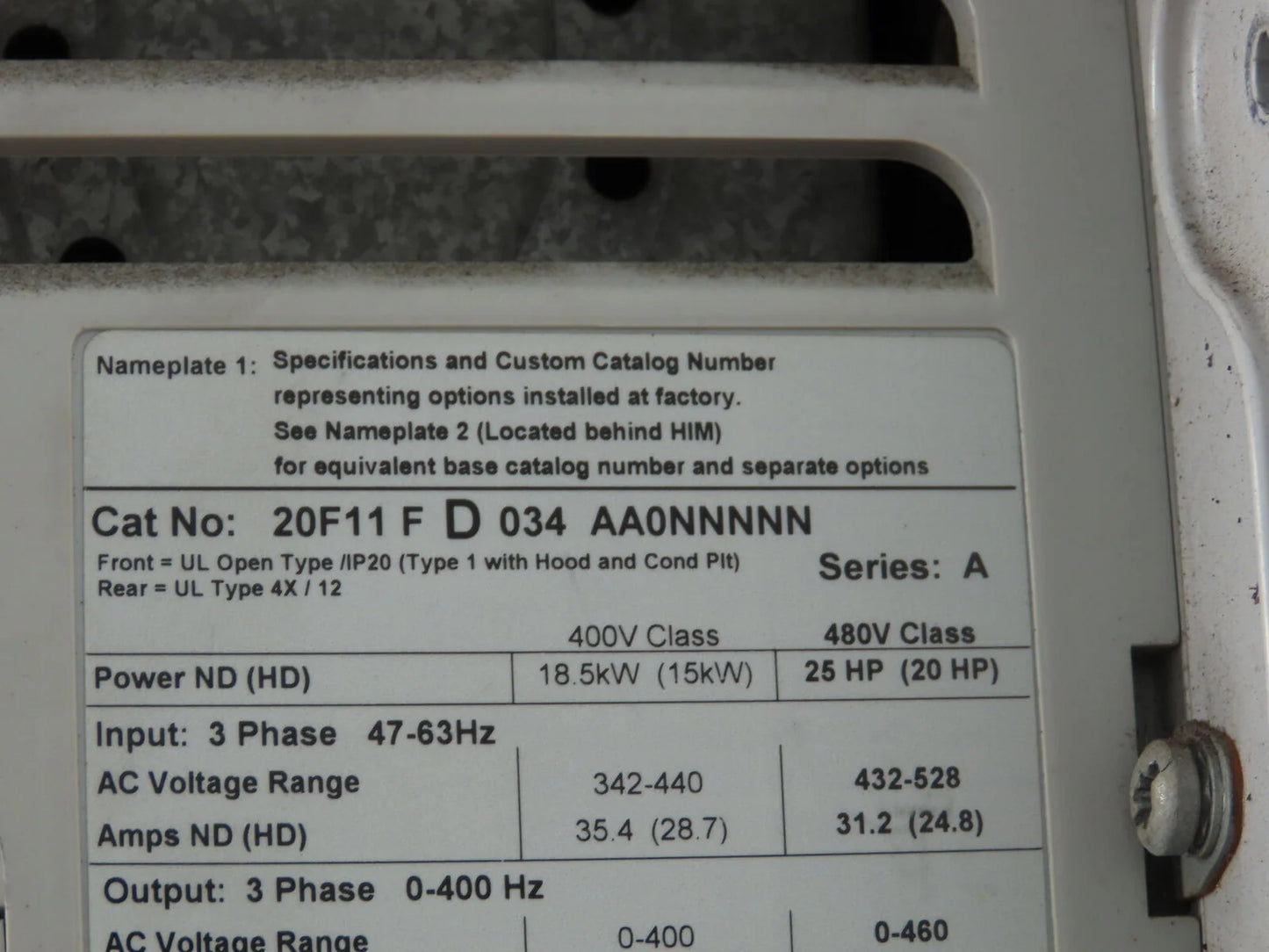 Allen Bradley Powerflex 753 Variable Frequency Drive 25Hp - ALLEN BRADLEY [5]