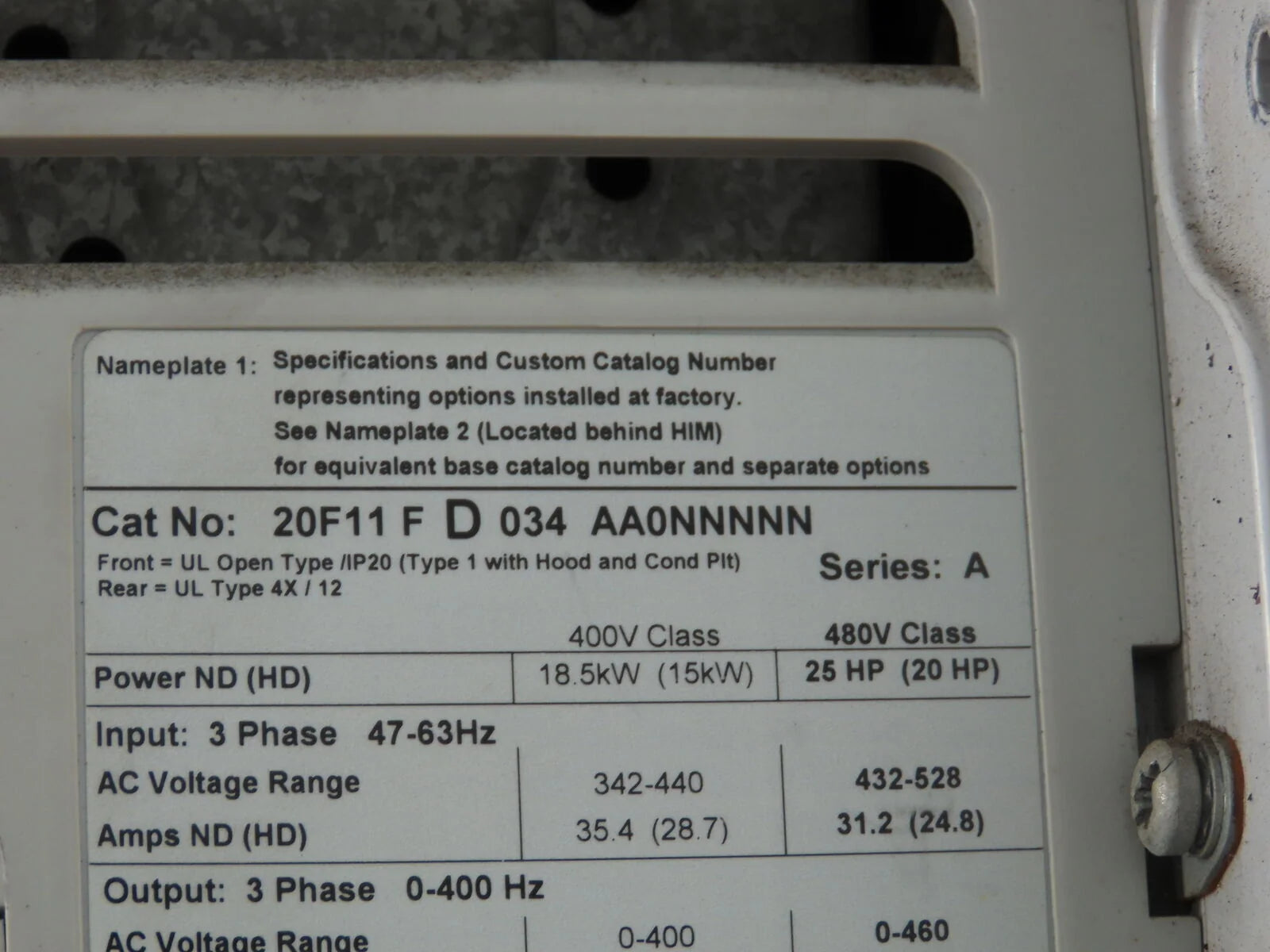 Allen Bradley Powerflex 753 Variable Frequency Drive 25Hp - ALLEN BRADLEY [5]